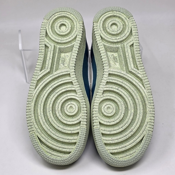 Nike Air Force 1 Low Crater Bright Spruce Volt DM1086-300 GS Youth Size 6.5Y New - Picture 6 of 10